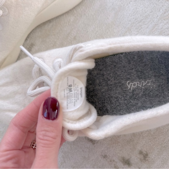 Allbirds Women's Wool Runners - Natural White (Cream Sole) - 8 - Picture 4 of 4